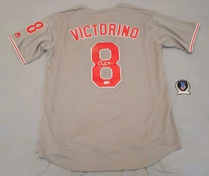 Shane Victorino signed autographed Phillies custom jersey Beckett BAS COA - Picture 1 of 9