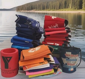 50 Stück Central Texas Bierdosen Flasche Koozies gebraucht - Bild 1 von 11