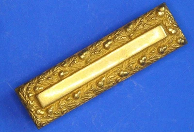 Cross Belt Army Ceremonial Decorative Slider, Acorn design, 2 inch  [33054] - Image 1 of 2