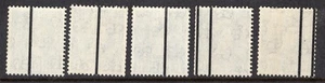 1958 1d ULTRAMARINE CROWN GRAPHITE FIVE MISPLACED LINES VARIETY U/MINT. SG 588a - Picture 1 of 1