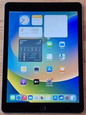 Apple iPad Pro 9,7 Zol, 128 GB, WLAN + Cellular, Space Gray, EAN: 888462832762 - Bild 1 von 4