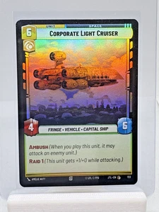 Corporate Light Cruiser [Foil] - Star Wars Unlimited: Jump to Lightspeed #723 - Picture 1 of 2