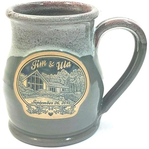 Deneen Pottery Handthrown Mug September 26, 2015 Jim & Ula - Picture 1 of 9