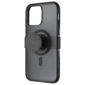 PopSockets Hardshell Case for MagSafe for iPhone 14 Pro Max - Black Translucent - Picture 1 of 3