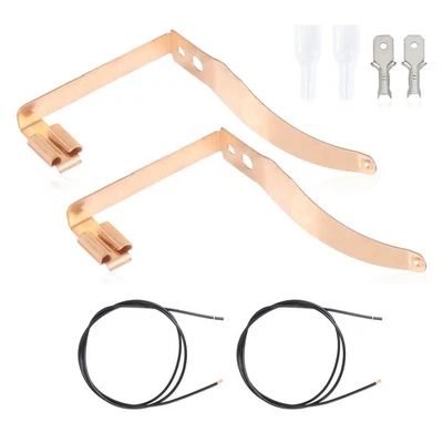 Conector de bocina de zapata de volante 2 piezas con terminales de cables para Honda CRX 89-91 Foto 1 de 4