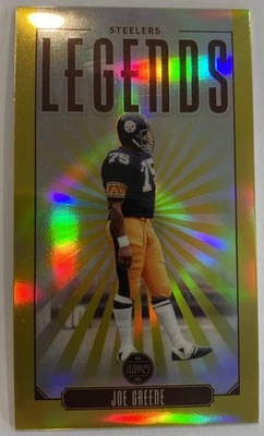 2020 Panini Legacy #138 Joe Greene Steelers Legends Gold Refractor #/25 - Image 1 of 2