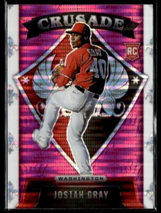 2022 Panini Chronicles #6 Josiah Gray Pink Rookie Card RC - Picture 1 of 1