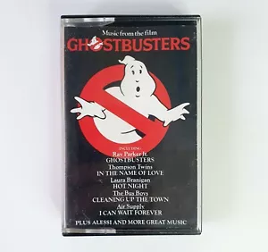 1984 Ghostbusters Original Soundtrack Cassette Tape Arista RARE Black Case - Picture 1 of 13