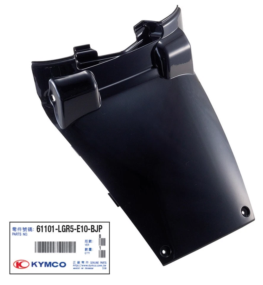 Parafango Anteriore NERO ORIG per Kymco Like 2T 50 2009-2013 / Like 125 2009-201 - Image 1 of 1