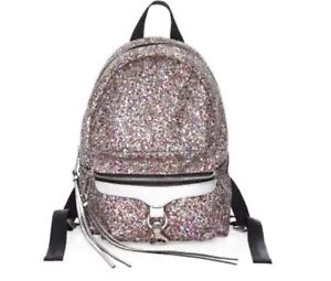 REBECCA MINKOFF Always On The Go MAB Backpack Glitter Orig. $289 NWT