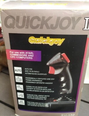 Quickjoy II SV-122 Controller 9 Polig DB9 Viele Atari Commodore CPC64(Nuovo) - Image 1 of 4