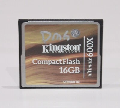 KINGSTON CF/16GB-U3 Ultimate 600x 16GB CompactFlash CF Memory Card Free Ship! - Image 1 of 4