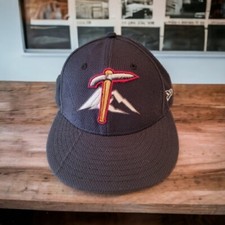 Tacoma Rainiers Batting Practice Logo New Era Fitted 6 7/8 Minor League Baseball