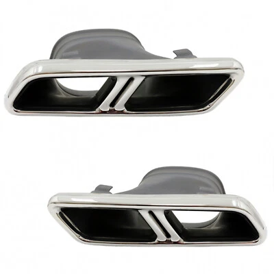 Auspuff-Endrohre Passend für MERCEDES C-Klasse, E-Klasse, S-Klasse,GLE,GLC,  in  - Bild 1 von 4