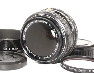 [Fast neuwertig] Pentax SMC PENTAX-M MACRO 50 mm f/4 MF Nahaufnahmeobjektiv K-Mt aus Japan - Bild 1 von 15