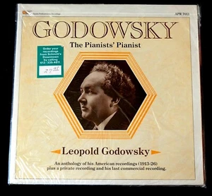 LEOPOLD GODWSKY-THE PIANISTS PIANIST-AMERICAN RECORDINGS1913-26 SEALED 2XLP - Picture 1 of 7