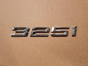 OEM BMW 2007-2013 328i 328 Emblem Logo Letters Badge Trunk Rear Chrome - Bild 1 von 1
