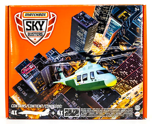 2022 Matchbox Sky Busters 4-Pack MBX RESCUE HELICOPTER | FOREST SERVICE | SEALED