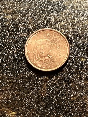 2017年法国1欧元美分实际硬币TK9131* — 第 1/3 张图片