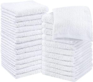 Towels Cotton Washcloths Set - 100% Ring Spun Cotton