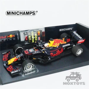 MINICHAMPS 1:18 F1 2021 REDBULL RB16B MV33 WINNER ABU DHABI W/PITBOARD - Picture 1 of 6