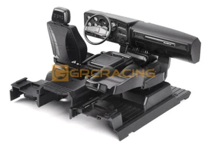 Scale 1/10 INTERIOR KIT COCKPIT For Traxxas TRX -4 CHEVY BLAZER (BLACK/BLACK) - Picture 1 of 16