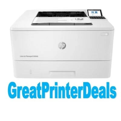 HP LaserJet Managed E40040dn Printer WOW ONLY 142 pages! 3PZ35A W/ TONER - Image 1 of 4
