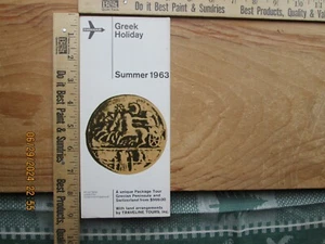 Folleto Swissair vacaciones griegas verano 1963 - Imagen 1 de 5