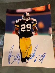 BARRY FOSTER PITTSBURGH STEELERS SIGNED 8X10 GLOSSY PHOTO NICE  - Picture 1 of 1