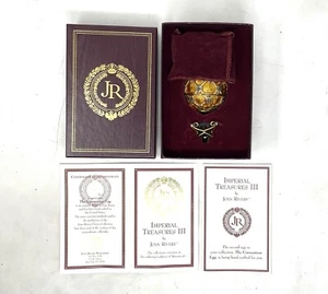 Joan Rivers Imperial Treasures lll , The Coronation Egg w/ Box and Paperworks - Bild 1 von 8