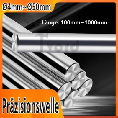 MARKENLOS Albero di precisione rettificato asse lineare C45 cromato acciaio tondo Ø4mm~Ø50mm