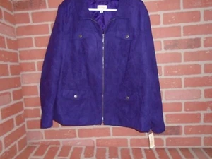 STUDIO WORKS WOMANS ZIPPER JACKET NEW WITH TAGS SIZE 22W - Picture 1 of 3