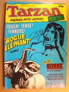 TARZAN 4 E.R. BURROUGHS ROGUE ELEPHANT UK ED KORAK 1978 - Bild 1 von 1