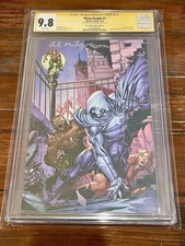 MOON KNIGHT 1 TERRIFICON LASHLEY CGC 9.8 SS BY WWBN 32 COVER ARTIST AL MILGROM!