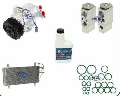 A/C Compressor & C0ndenser Kit Fits Mazda 6 2003-2008 L4  2.3L OEM DKS17D 57462 - Image 1 of 4