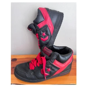 Vintage Converse Weapon Red Black Basketball Shoes Size 13 Retro Chicago Bulls - Imagen 1 de 8