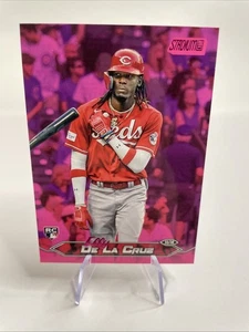 Topps Stadium Club Elly De La Cruz 2024 lámina rosa novato #48 rojos radiocontrol - Imagen 1 de 2