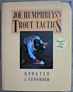 SIGNED! Vtg HC book, Joe Humphreys's Trout Tactics, 1993 - Bild 1 von 17