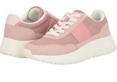 $89 Calvin Klein Mujer’s Pippy Zapatos de Tenis Informales Rosa con Cordones Tenis 5.5 Foto 1 de 4