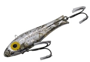 Bingo Doug English Vintage 3.5" Body Plastic Fishing Lure, Texas, Silver/Black - Picture 1 of 14