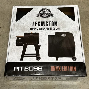Pit Boss Lexington Wood Pellet Grill Cover Heavy Duty Weather Resistant Onyx Ed - Picture 1 of 2