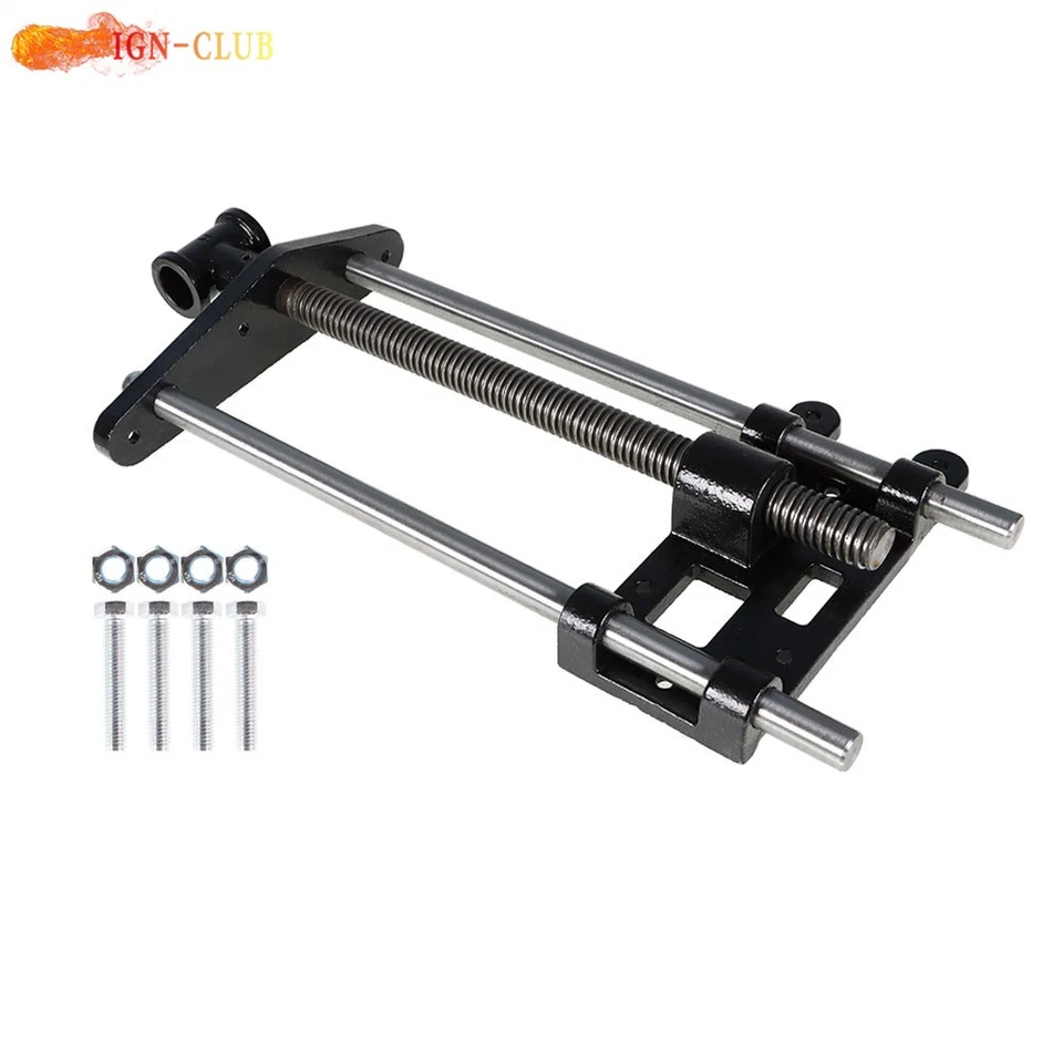 10" Woodworking Vise, Bench Front Vise Wood Clamp Cast Iron 415mm Screw - Image 1 of 4