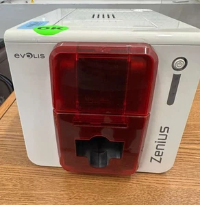 Evolis Zenius Classic stampante per carte d'identità USB lato singolo bordo rosso ZN1U0000RS - Foto 1 di 6