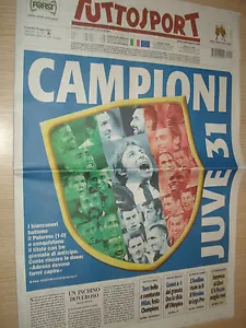TUTTOSPORT 06/05/2013 JUVENTUS CAMPIONE D'ITALIA SCUDETTO 29 31 JUVE SPORT NEW - Foto 1 di 1