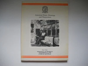 VG Sept 1981 Christie's American Print Drawing & Watercolor Catalog Hopper Homer - Picture 1 of 12