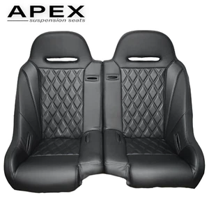 2014-2023 RZR 1000/Turbo Bench Seat Front/Rear (BLACK) Apex - Picture 1 of 4