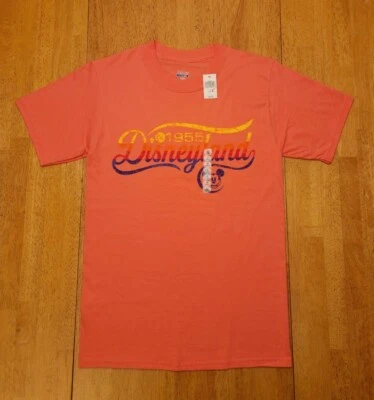 Disney Микки Маус футболка для взрослых маленький розовый Hanes Beefy футболка Disneyland парков - Изображение 1 из 4