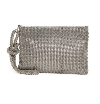 Whiting & Davis Poppy Knotted Rhinestone Wristlet NWT - Image 1 of 4