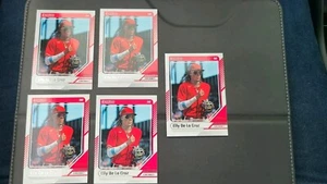 2024 Donruss Baseball - Lot of 3 - #18 Elly De La Cruz RC - Cincinnati Reds - Picture 1 of 1