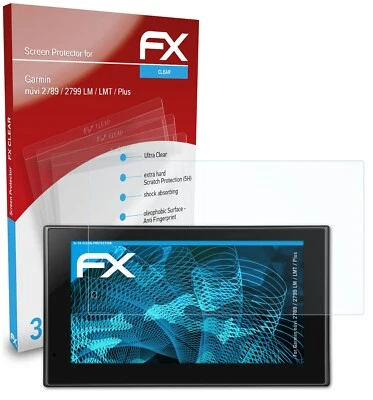 3x Pellicola Protettiva per Garmin nüvi 2789 / 2799 LM / LMT / Plus chiaro - Immagine 1 di 4